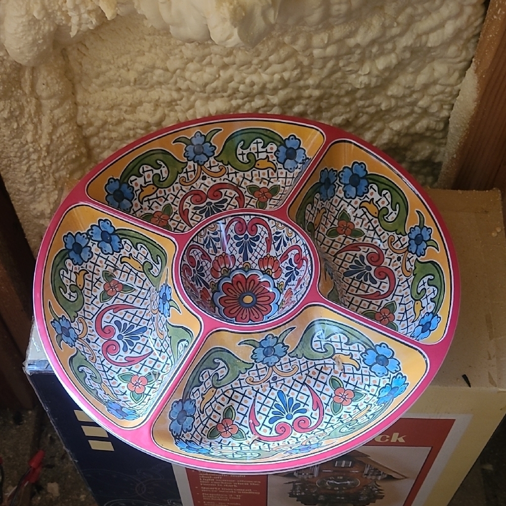 Colorful Ceramic Serving Bowl